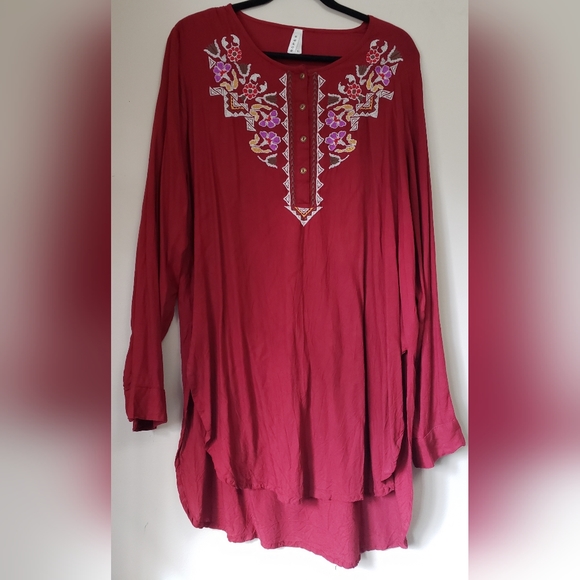 Ladies Western XL 'Roper' Long Tunic Top - Picture 1 of 5